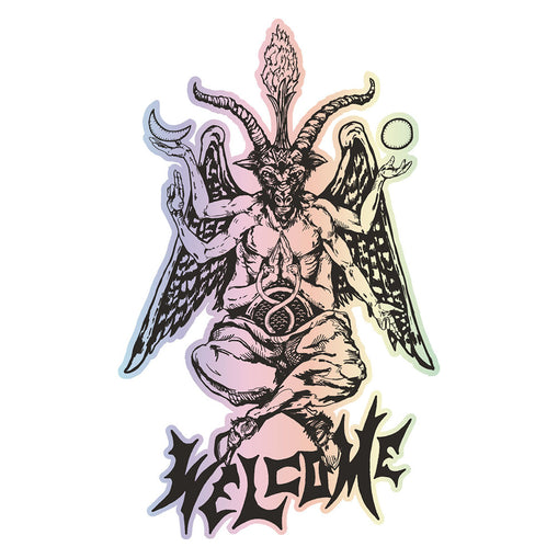 Welcome Bapholit Sticker Black/Foil pure boardshop