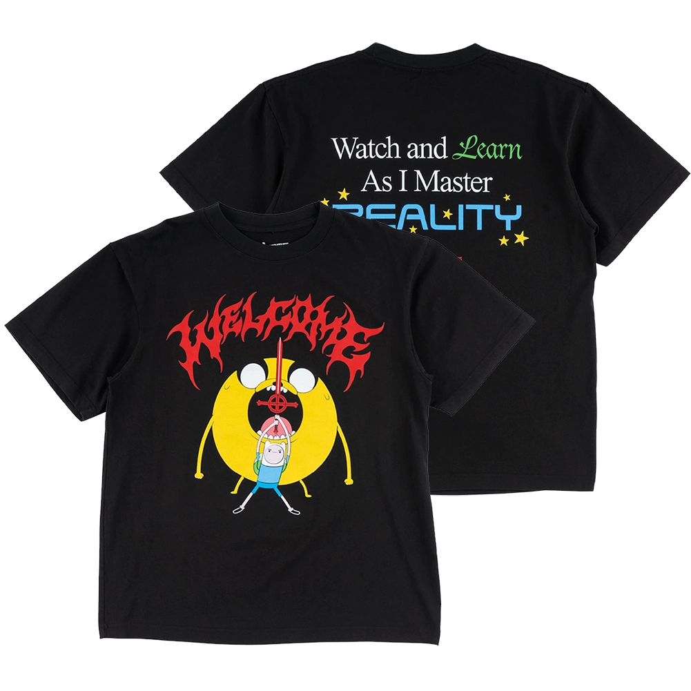 Welcome X Adventure Time Reality Garment Dyded T-Shirt