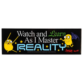 Welcome X Adventure Time Reality Bumper Sticker