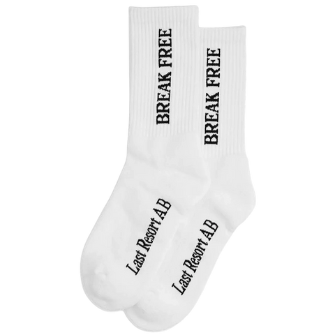 Last Resort Break Free Socks white/black pure boardshop
