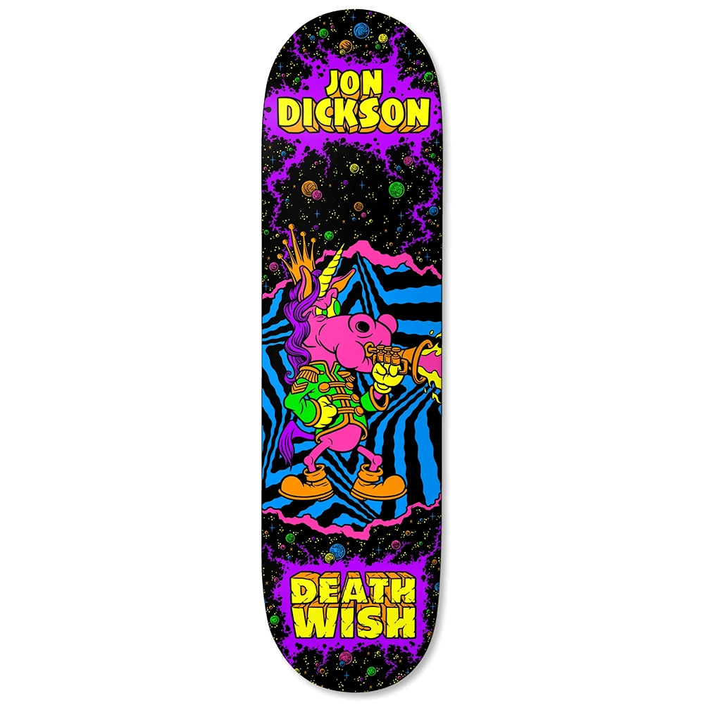 Deathwish Jon Dickson Lords of the Underworld Skateboard Deck 8.38