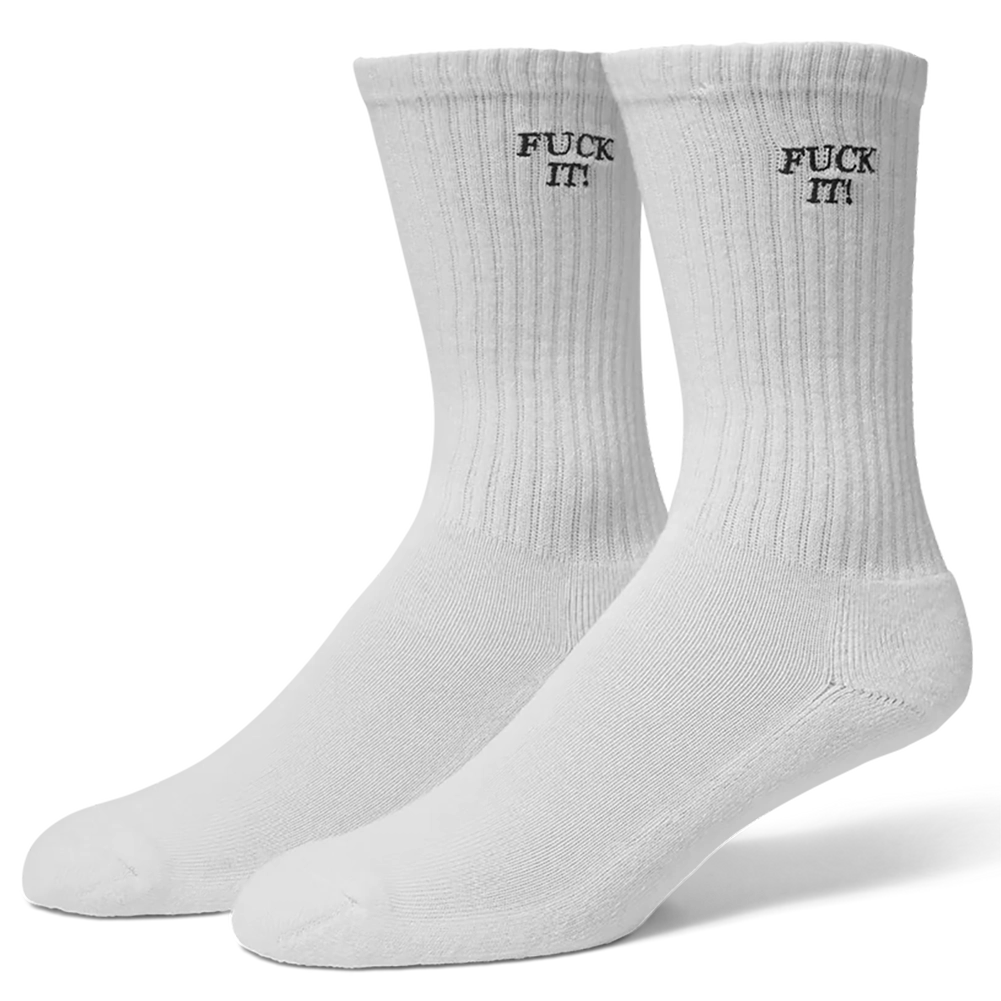 HUF Fuck It Embroidered Socks
