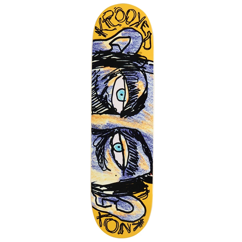 Krooked Knox Watcher Skateboard Deck 8.5" Pure Boardshop 