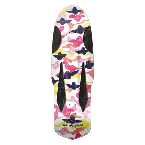 Krooked Skate Shop Day 2026 Diamond Quad Skateboard Deck 10.75" Pure Boardshop 
