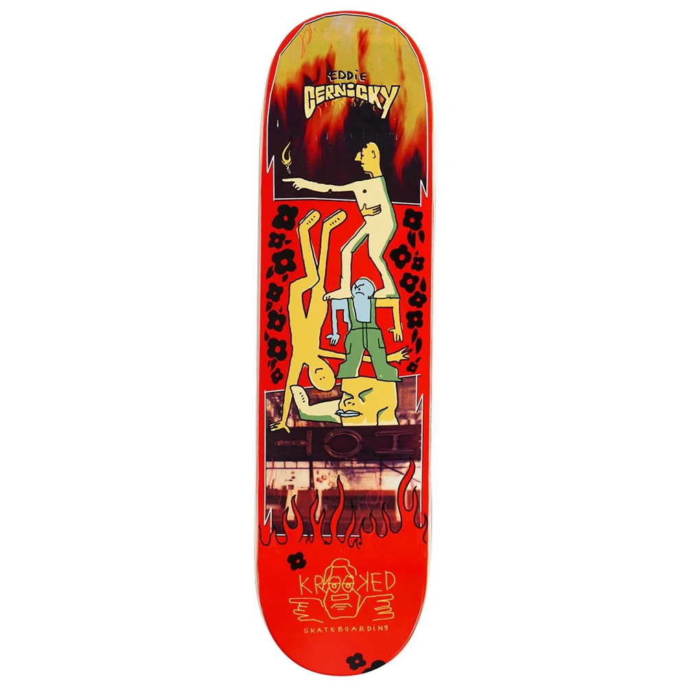 Krooked Cernicky Hot Skateboard Deck 8.25