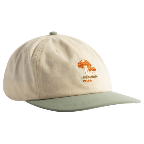 Coal The Evergreen 6 Panel Hat Bone/Sage pure boardshop
