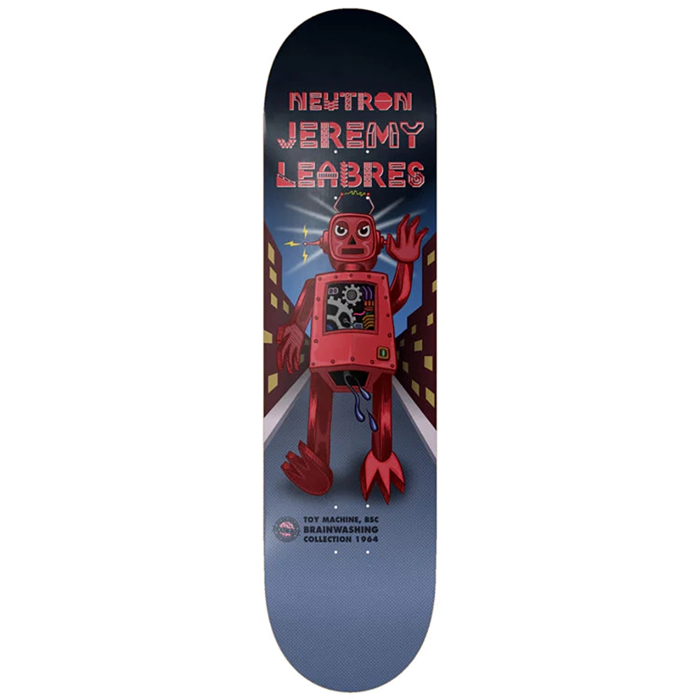 Toy Machine Leabres Robot Skateboard Deck 8.38