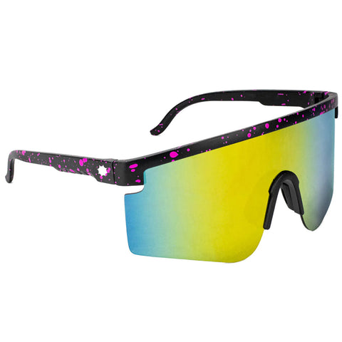 Glassy Mojave Polarized Sunglasses Black/Pink - Pure Boardshop