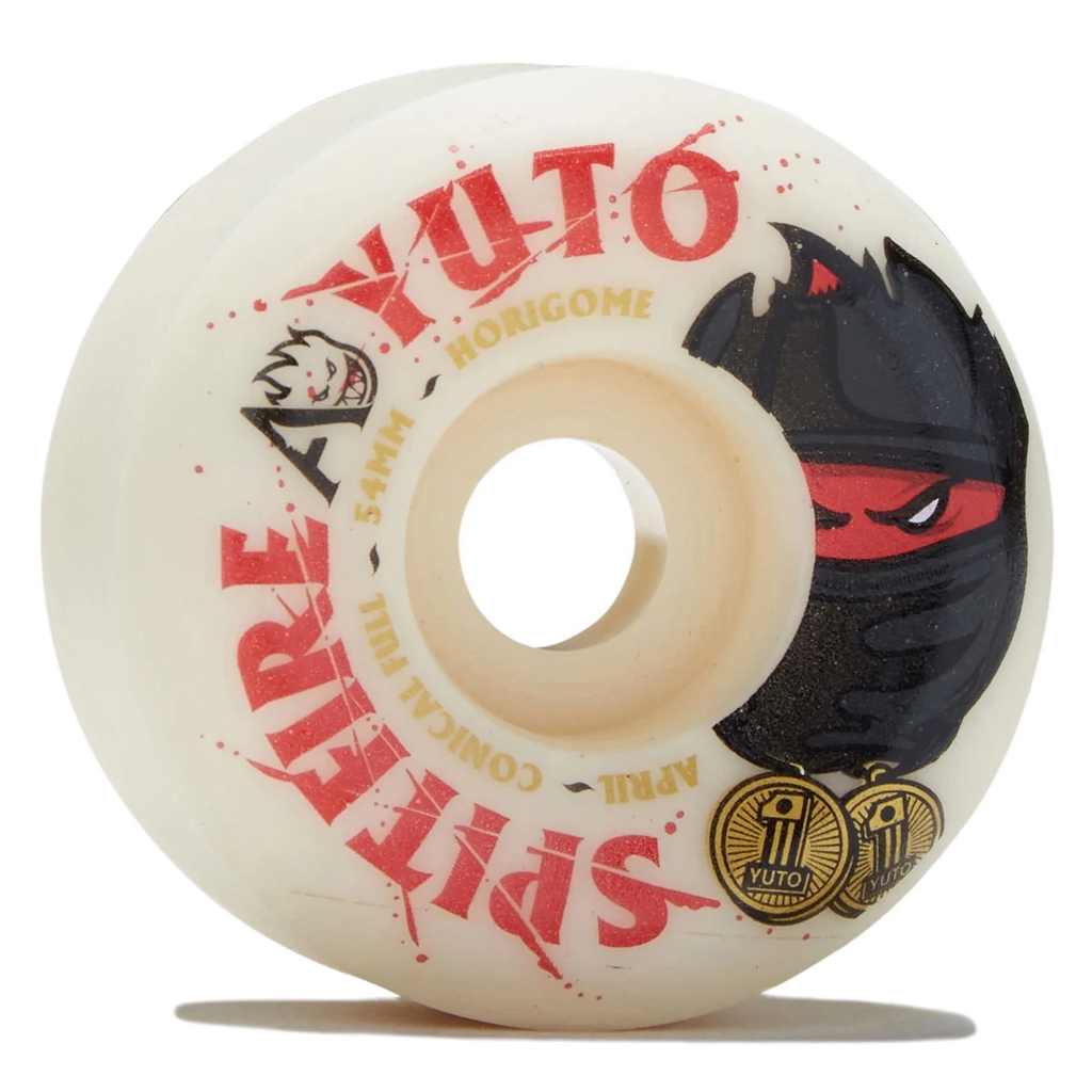Spitfire X April F4 99 Yuto Conical Full Skateboard Wheels
