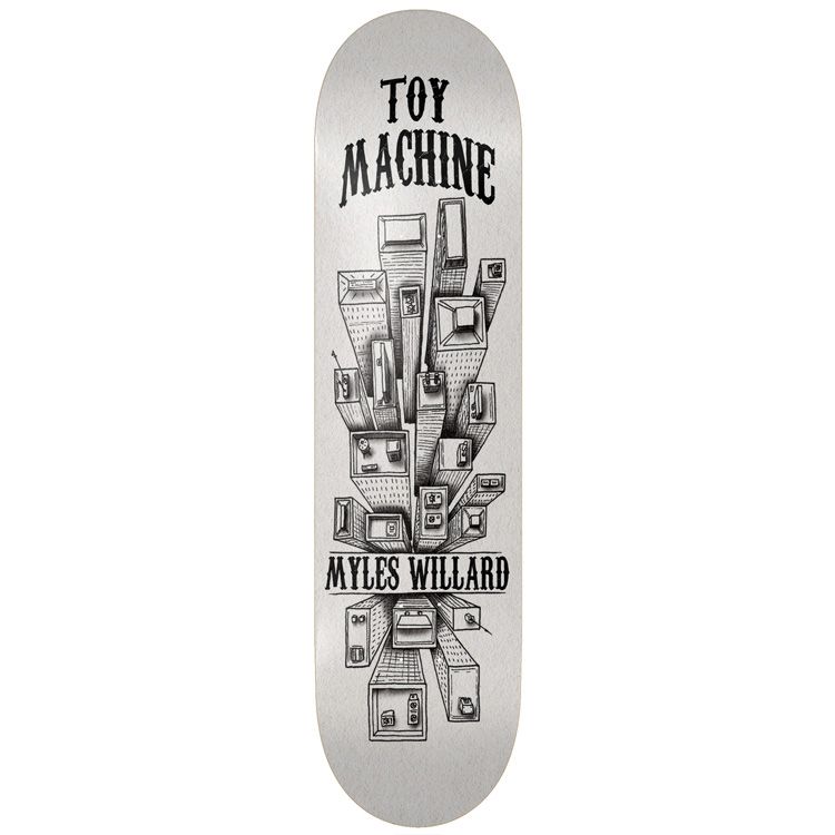 Toy Machine Willard City Skateboard Deck 8.38