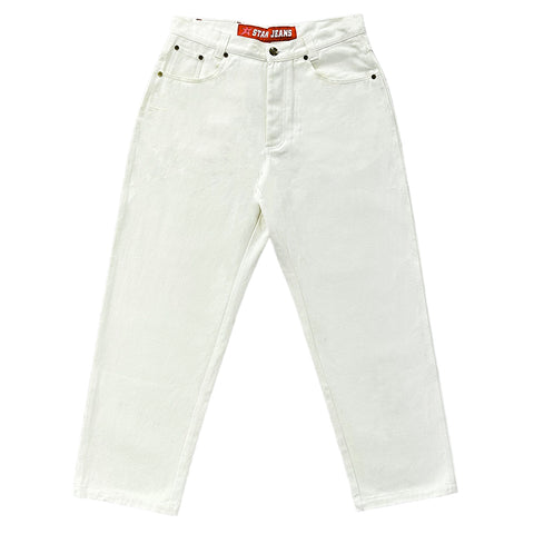 Carpet C-Star Jeans (White) - Pure Boardshop