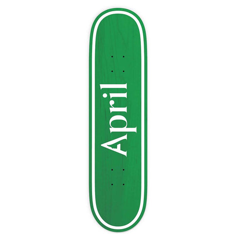 April OG Logo Invert Skateboard Deck 8.25