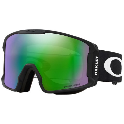 Oakley Line Miner Prizm L Snow Goggle Matte Black with Prizm Snow Jade Iridium Lens pure boardshop