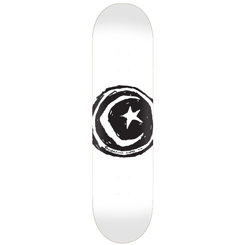 Foundation Star & Moon Skateboard Deck 8.38