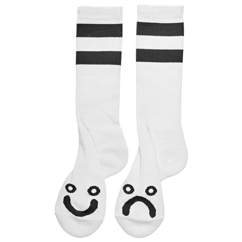 Polar Skate Co Happy Sad Crew Socks