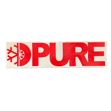 PURE FW Block Die Cut Sticker