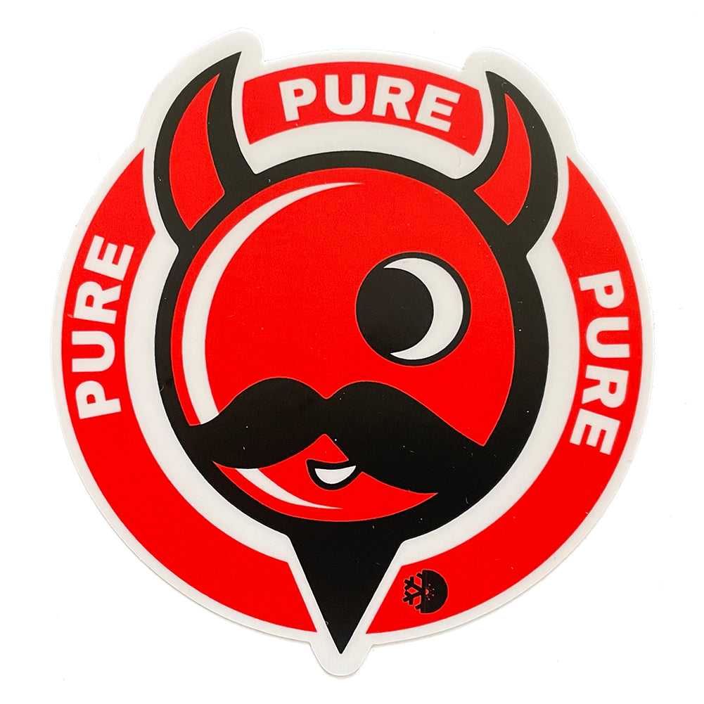 Pure Devil Man Sticker