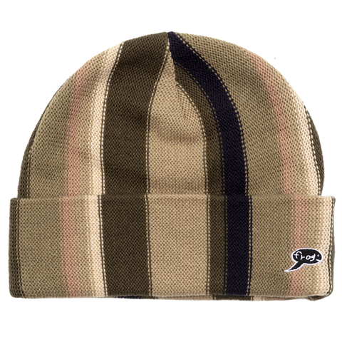 Frog Vertical Stripe Beanie - Pure Boardshop