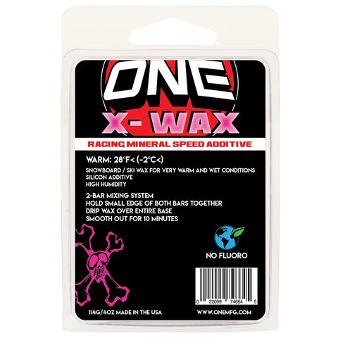 One-Ball X-Wax Snow Wax warm pink pure boardshop
