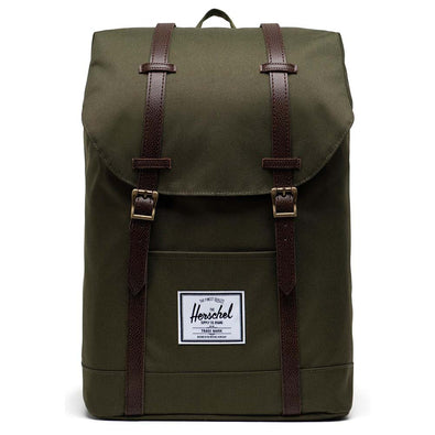 Herschel Retreat Backpack Black/Saddle Brown