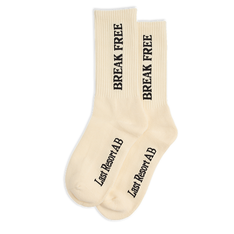 Last Resort Break Free Socks Cream Pure Boardshop