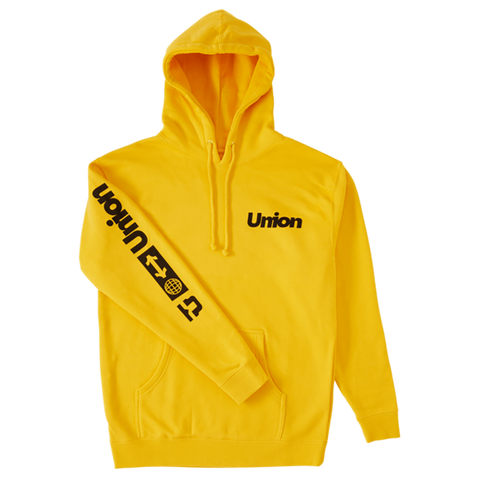Union Global Pullover Hoodie Yellow Pure Boardshop