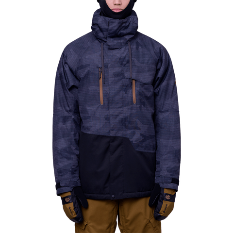 686 Geo Insulated Snow Jacket Black Camo Colorblock pure boardshop