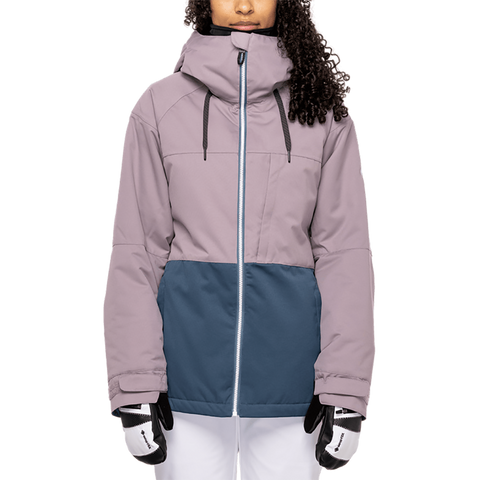 686 Athena Insulated Womens Snow Jacket Dusty Orchid Colorblock pure boardshop