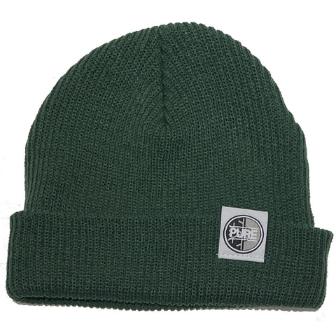 Pure FW Clip Beanie Forest Pure Boardshop