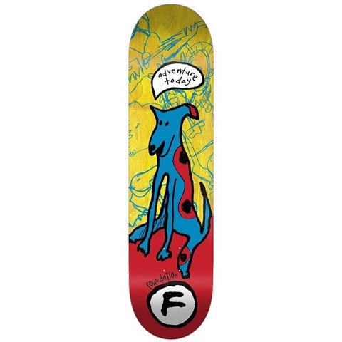 Foundation Adventure Today Skateboard Deck 7.75" Pure Boardshop
